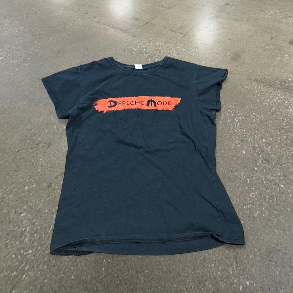 Depeche Mode Wheres The Revolution Black Graphic Tee Shirt Mens Medium